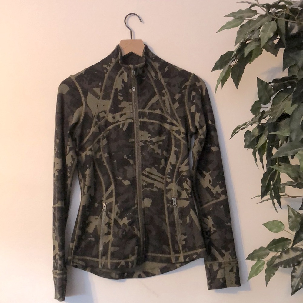 Camo lululemon Zip Up